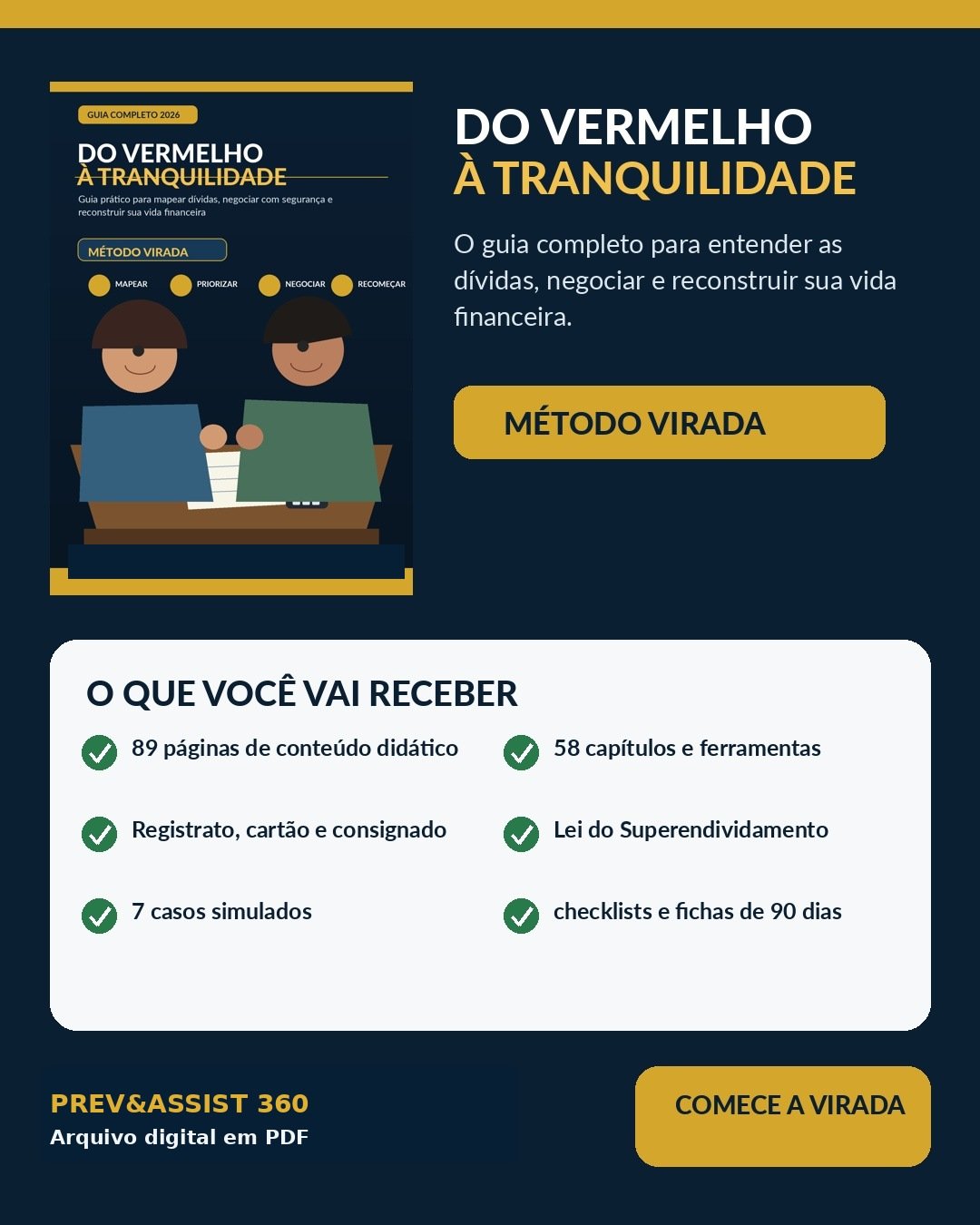 Capa do e-book Do Vermelho à Tranquilidade