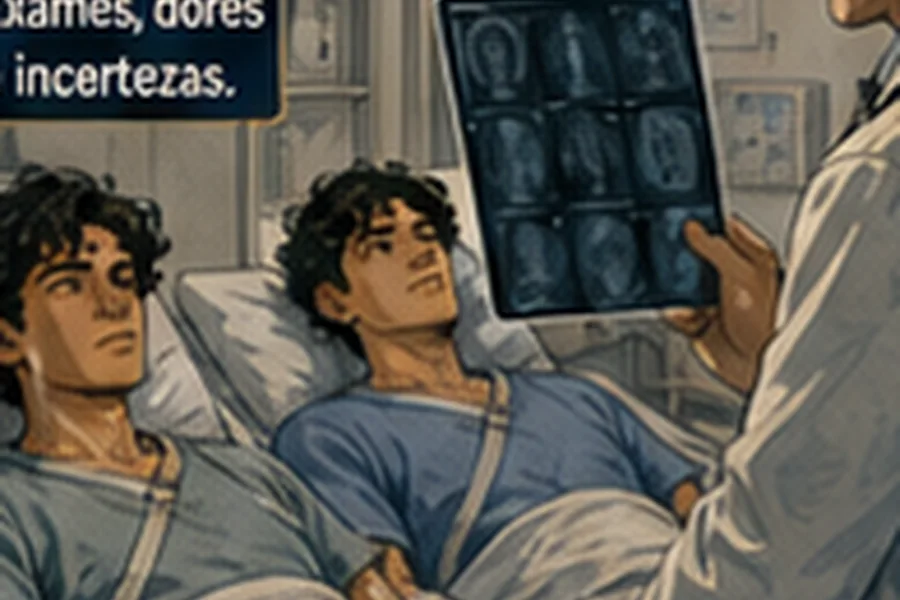 Atendimento médico após o acidente